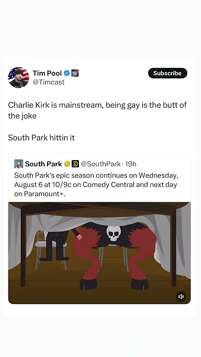 South Park Makes Cartman CHARLIE KIRK #shorts