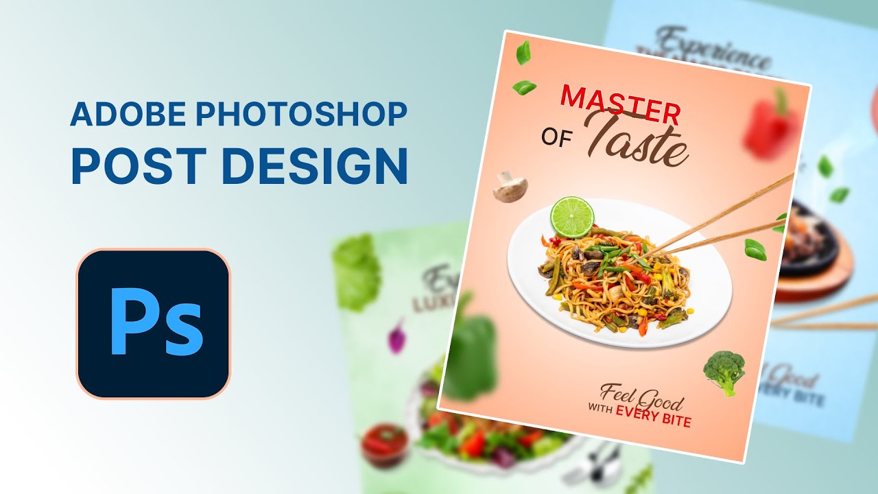 Social media post design | Photoshop Tutorial | Graphic Design Tutorial ...