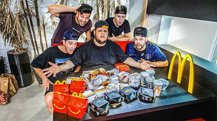 COMPREI O MENU INTEIRO DO MC DONALD`S PROS MEUS AMIGOS ‹ EduKof ›