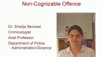 How to Complain of a Non Cognizable Offence- Criminal Justice System