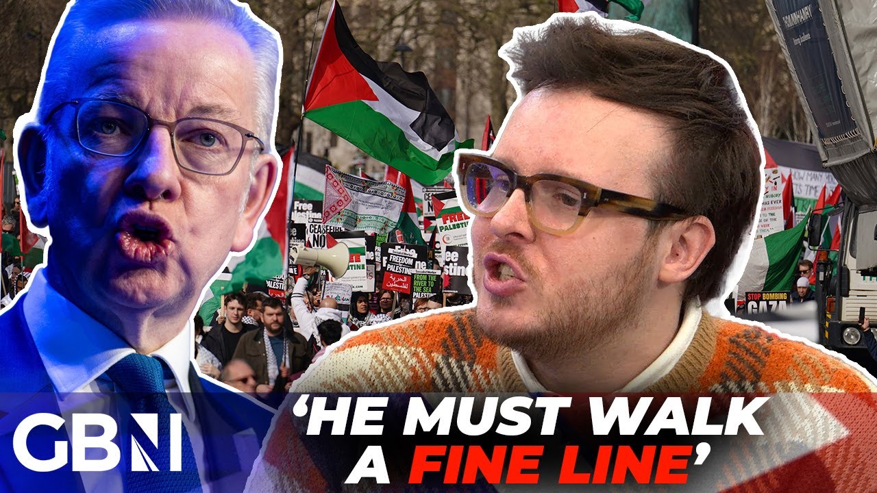 Michael Gove must ‘walk a fine line’ to avoid Islamist pro-Palestine ‘RIOTS’