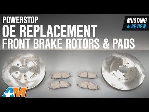 2005-2014 Mustang GT & Standard GT Power Stop OE Replacement Brake Rotor & Pad Kit - Front Review