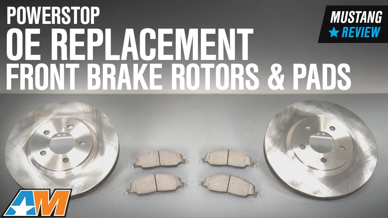 performance parts bmw 2005-2014 Mustang GT & Standard GT Power Stop OE Replacement Brake Rotor & Pad Kit - Front Review