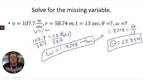 Trig - Section 3.4 - Linear and Angular Speed - Day 1