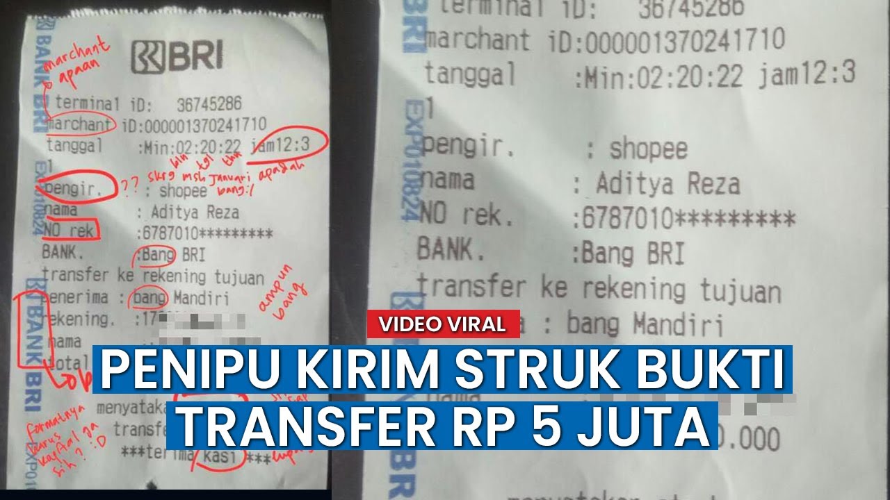 Modus Baru Penipuan Online: Waspadai Struk Transfer Palsu!