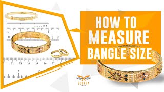 Easiest Way to measure Bangle size at home.