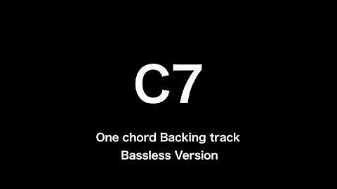 C7 One-Chord Backing Track[no bass] bpm88