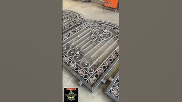 Mẫu hàng rào sắt uốn nghệ thuật đẹp #congraodep
