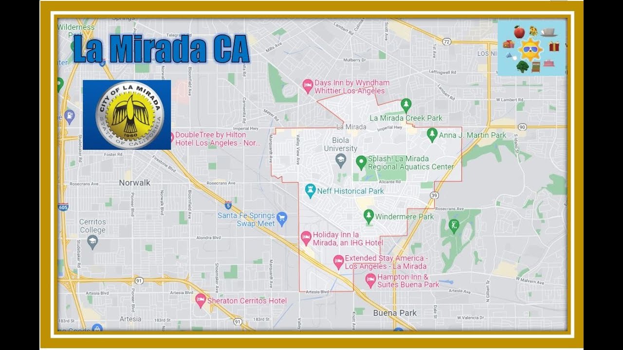 La Mirada CA City of LA County Splash Civic Center Towne Center Theatre Center Subway Curry Hut