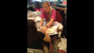 Small group guided reading lesson (part 2) taught by Ashley