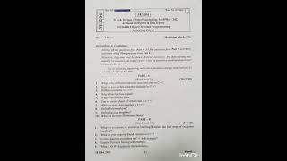 BTech 3 Sem Object Oriented Programming (OOP) Paper - 2022 RTU.