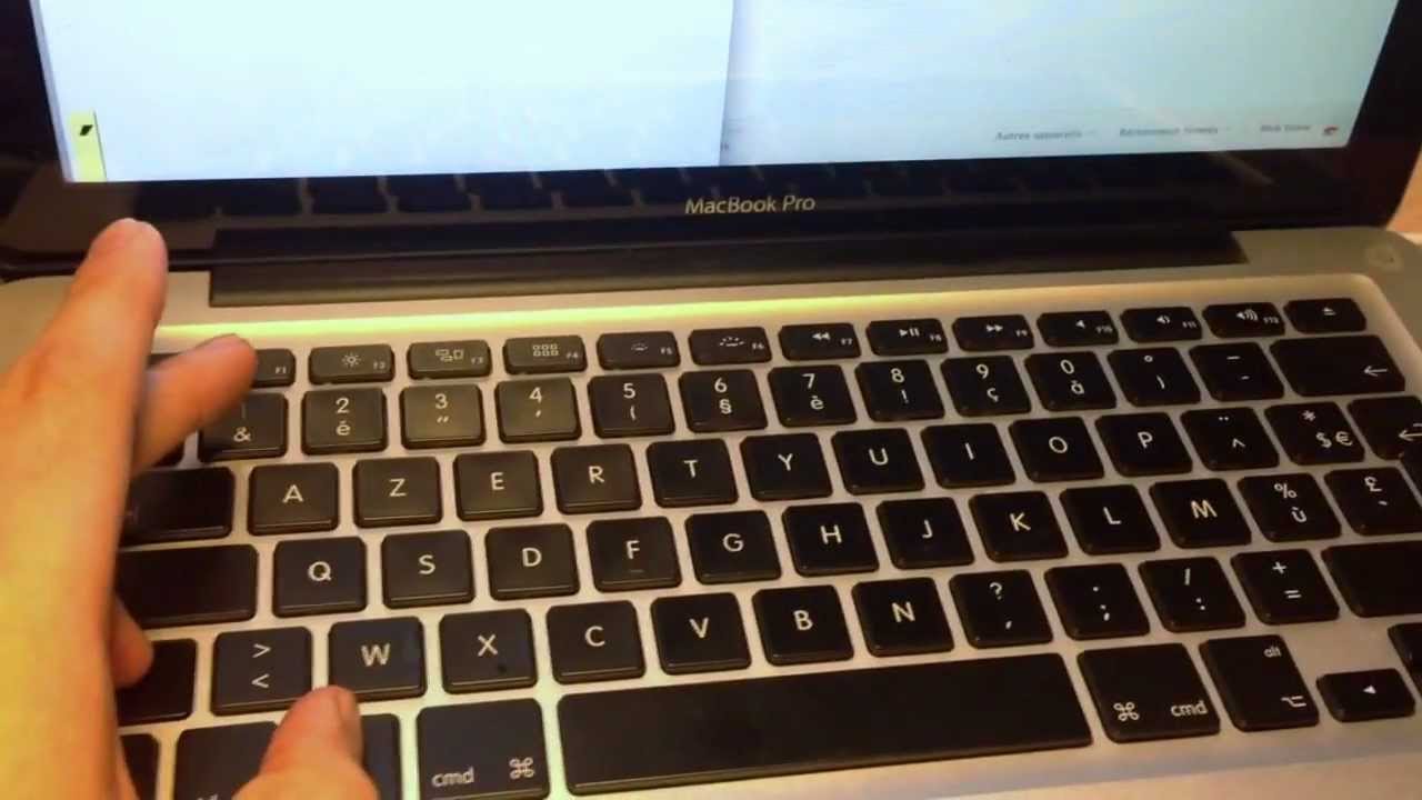 L'accent aigu et le tréma sur un clavier Qwerty de Mac