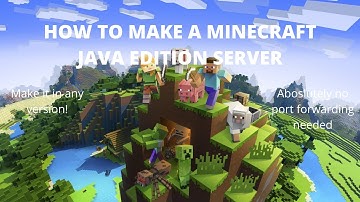 How to create a minecraft server for any edition WITHOUT PORTFORWARDING|Minecraft Tutorial