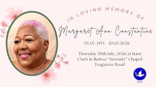 Funeral Tribute Service of Margaret Ann Menerva Constantine