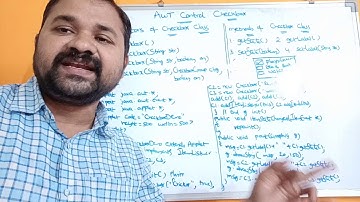 Checkbox Control || AWT Controls || Java AWT