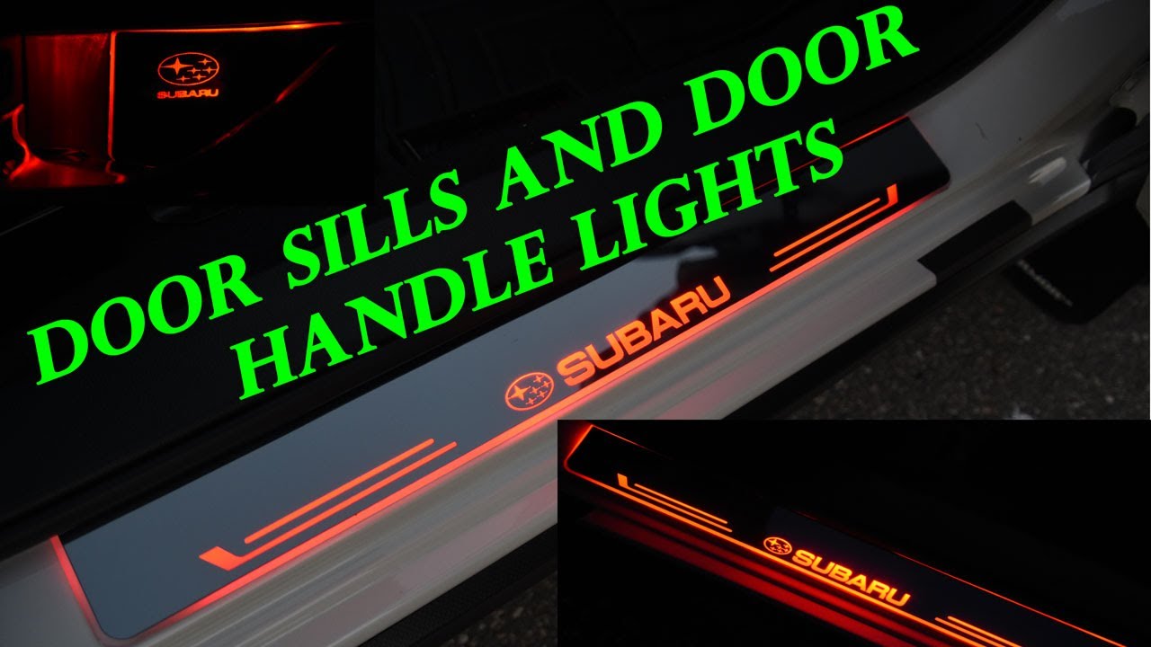 The BloomCar Custom Led Door Pedals for my 2018 Sti(unboxing