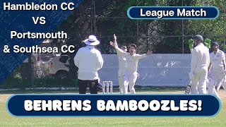 Hambledon CC vs Portsmouth & Southsea CC | SPL Div 2 | Behrens Bamboozels!