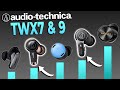 Audio technica twx7  twx9 ranked against 17 earbuds