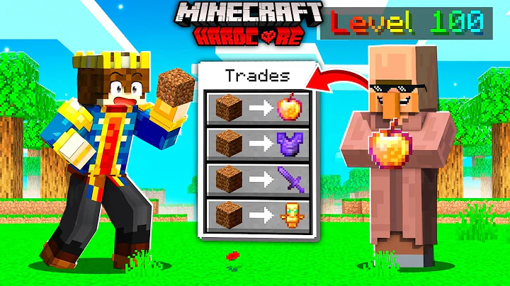 MINECRAFT BUT YOU CAN UPGRADE SUPER OP VILLAGERS !!