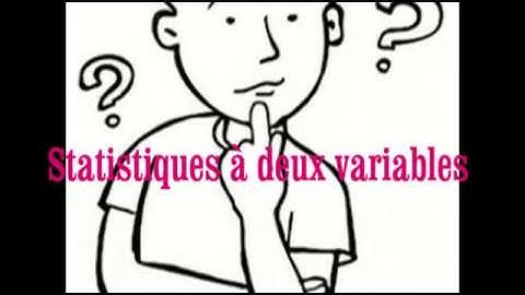 T Bac PRO Statistiques à 2 variables