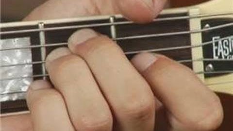 2nd Inversion of E Major Guitar Chord on the Middle Bottom Strings : Guitar Chord Dictionary 22