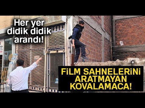 Aksaray'da Film Sahnelerini aratmayan Kovalamaca