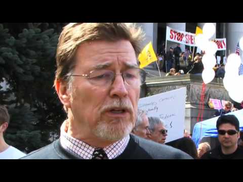 Scott St. Clair speaks at Olympia Tax Freedom Rally