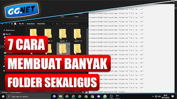 Cara Membuat BANYAK FOLDER Sekaligus di Windows