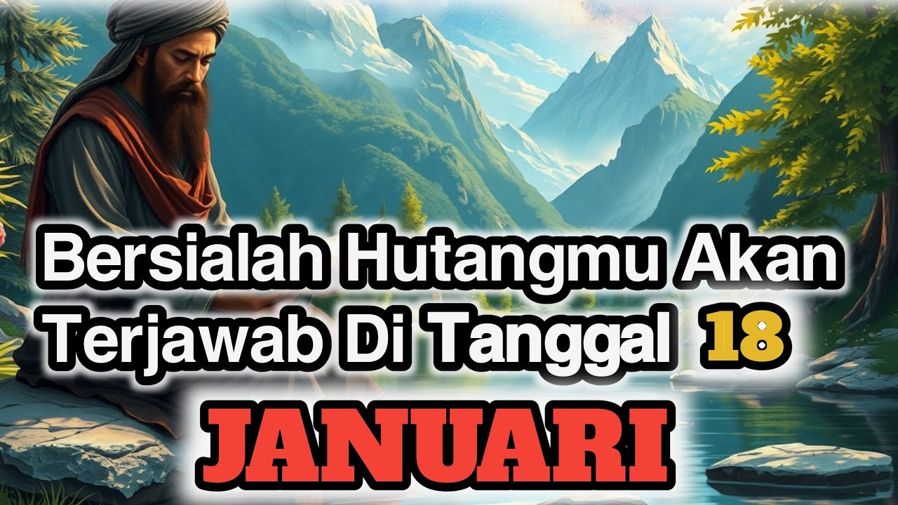 Jiwaterpilih ⭐ 18 Januari Hari Semesta Menjawab Semua Hutangmu.