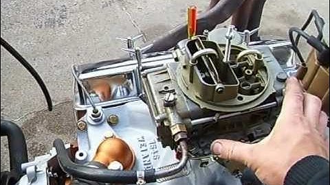 Mild 406 on test stand.