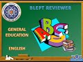English let reviewer general education
