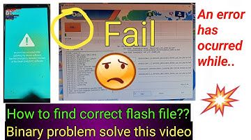 An has error occurred while updating the device software Samsung Mobile. Samsung mobile flash fail