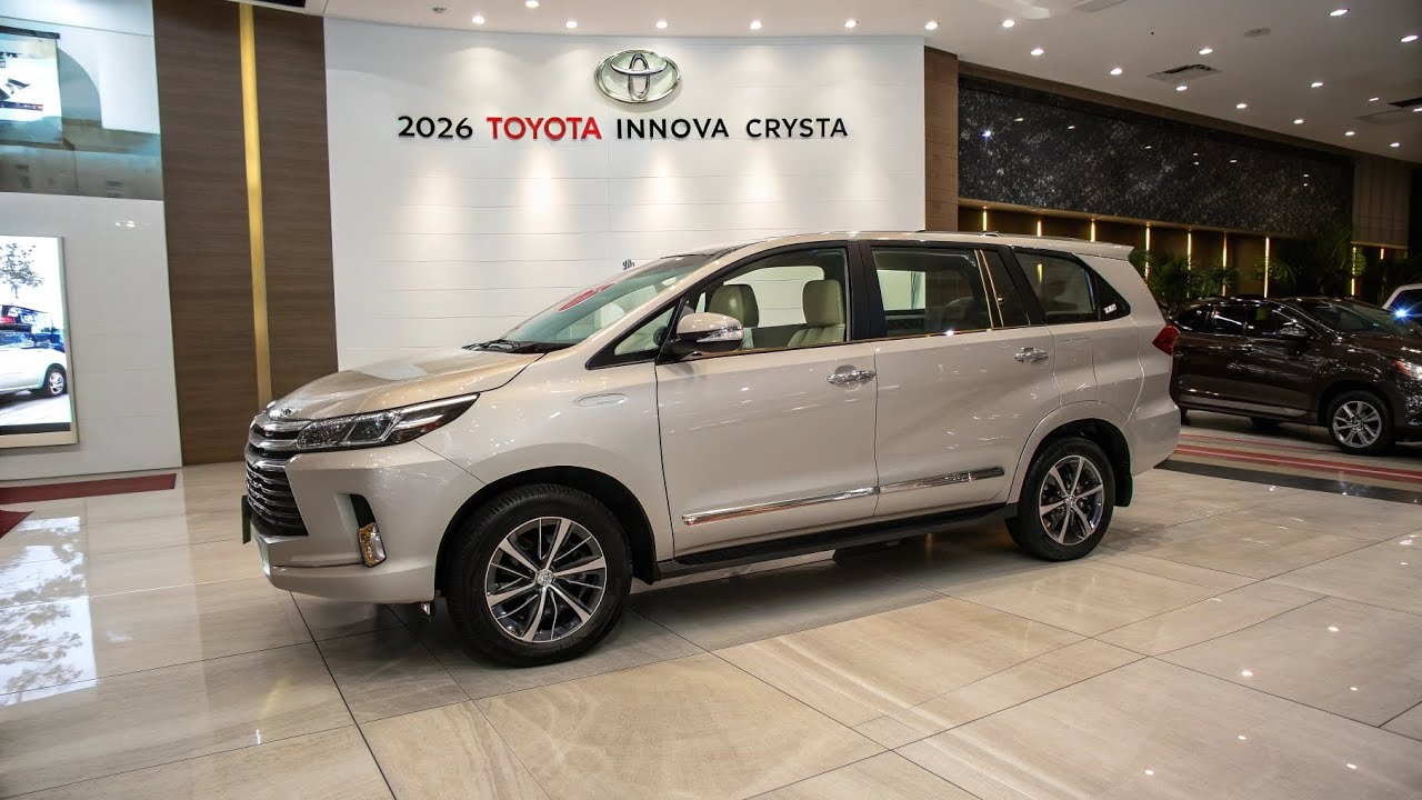 2026 Toyota Innova Crysta Finally Launched This Vehicle