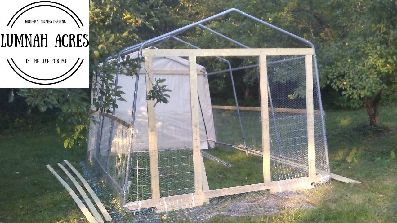 Diy Green House And A Chicken Coop Part 1