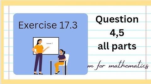 Class 10 New Maths book Ex:17.3 Q#04 and 05  solution #class10newmaths #set&function #newmathsbook