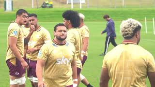 Moana Pasifika players determined to deliver 80-minute performance in Wellington