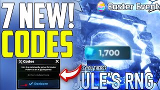 Working Codes For Jules Rng In 2025 Roblox Jules Rng Chill Gaming Mp3 ...