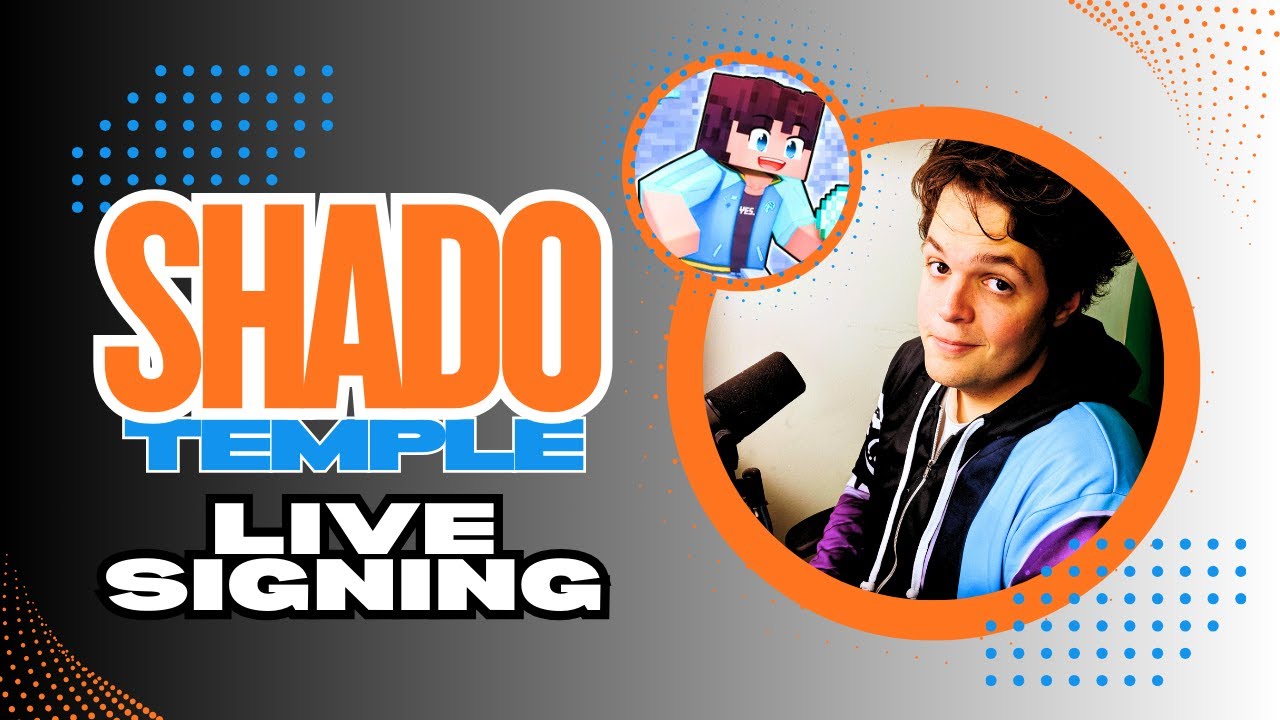 SHADO_TEMPLE Live Signing! - YouTube