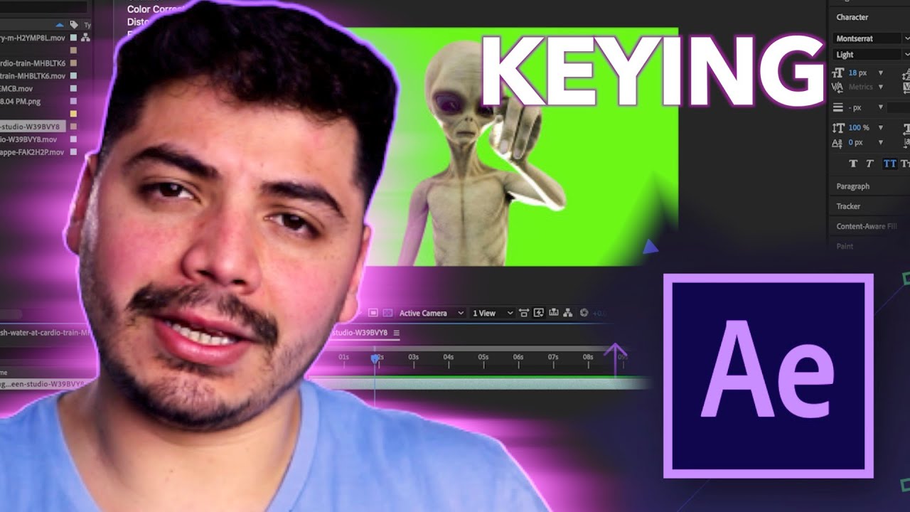 How to remove green screen in After Effects Keying like a pro - YouTube