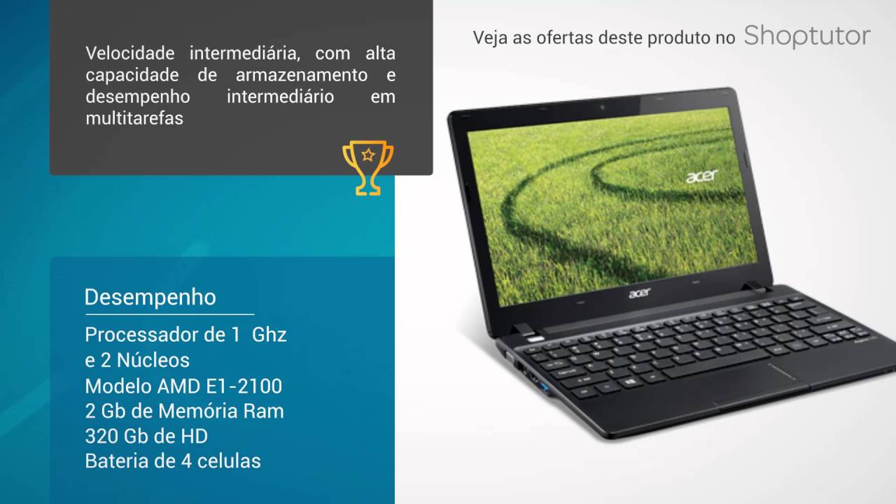 Notebook Acer Aspire V5-123-3824 11.6 Polegadas, Windows 8.1, 320