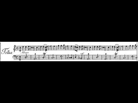 Arcangelo Corelli - Sonata no. 12, Op. V, "La Follia" (Flute Version)