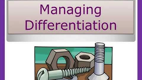 Tips  Strategies for Effective Differentiation  Instruction wmv