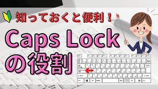 【Caps Lock】の使い方について　キーボードにあるCaps Lockはいつ使う？