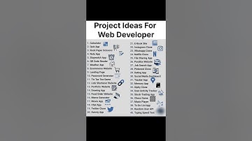 Project Ideas For Web Developer