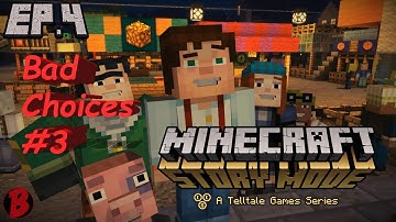 Minecraft: Story Mode Episode 4 A Block and a Hard Place - Part 3 Bad/Odd Choices