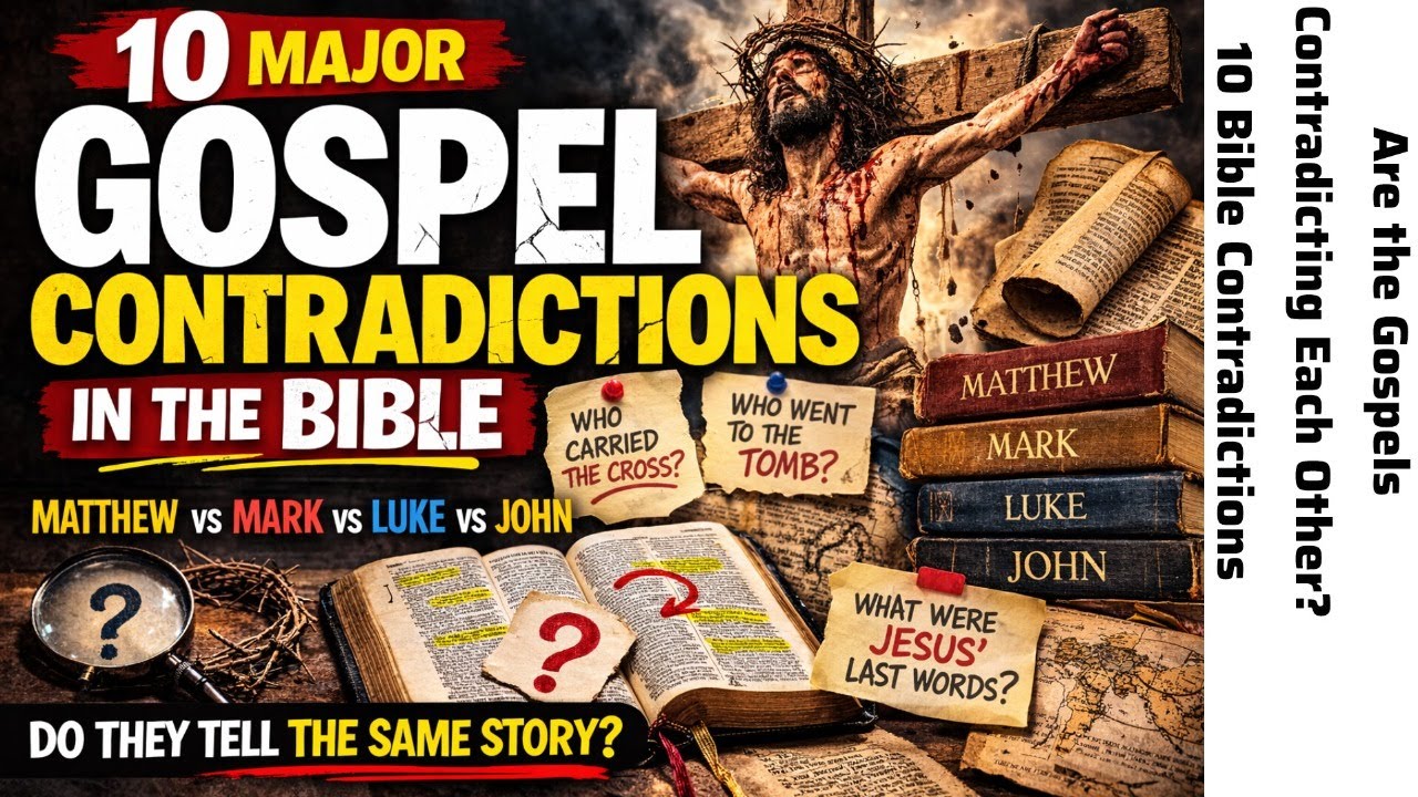 10 Major Gospel Contradictions in the Bible | Matthew, Mark, Luke ...