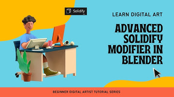 ֍ Blender 3D Animating Tutorial for Engineers in Hindi: Advanced Solidify Modifier in Blender֍