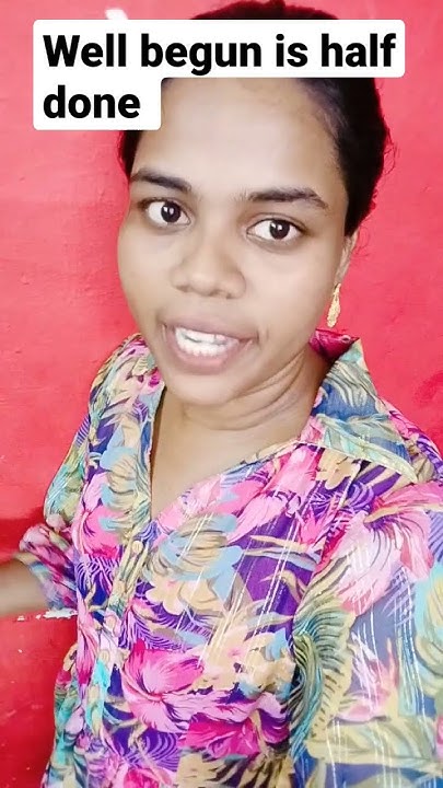 Well Begun Is Half Done Idiom Meaning In Telugu YouTube well-begun-is-half-done-idiom-meaning-in-telugu-youtube