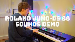 Roland Juno DS 88 Sounds Demo (Rhodes, Wurlitzer, Piano, Clav, Organ, Synth) | Robert Dimbleby