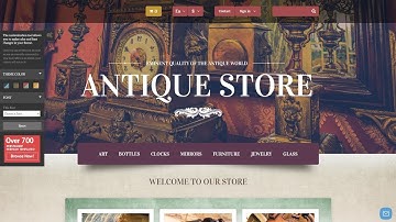 Antique Store PrestaShop Theme by WT Website Template - 53833